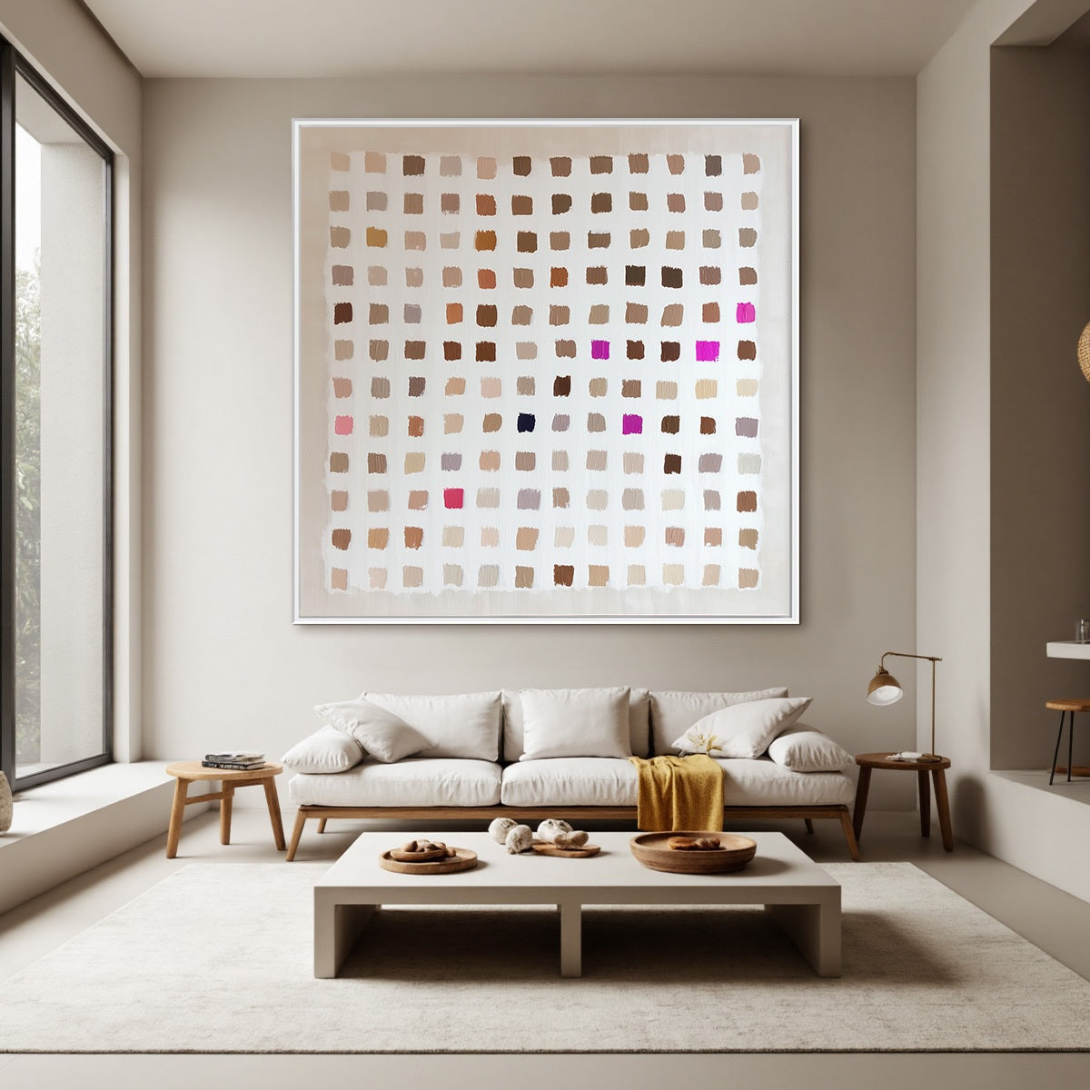 NUANCE: Minimalist Abstract Color Block Oil Painting