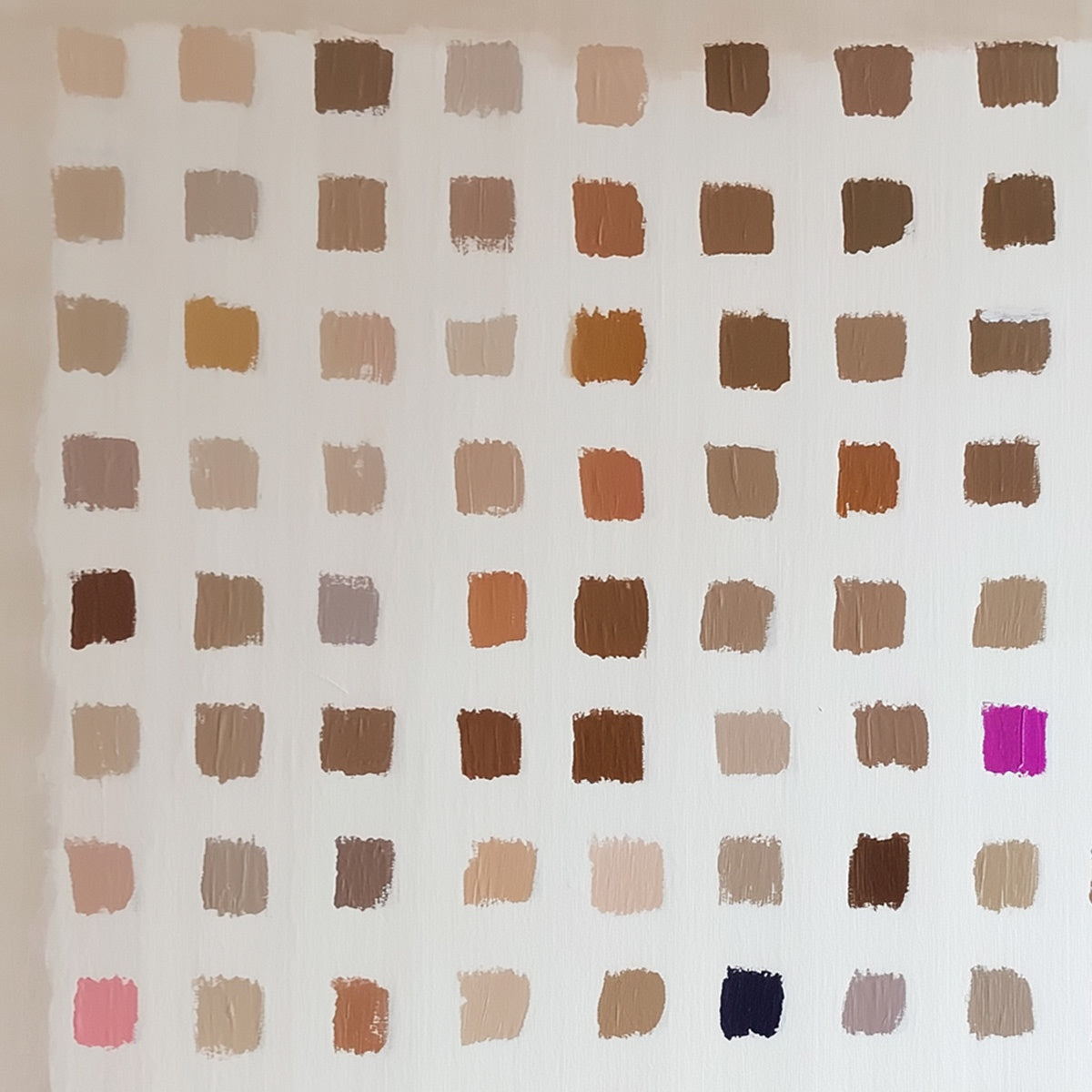 NUANCE: Minimalist Abstract Color Block Oil Painting