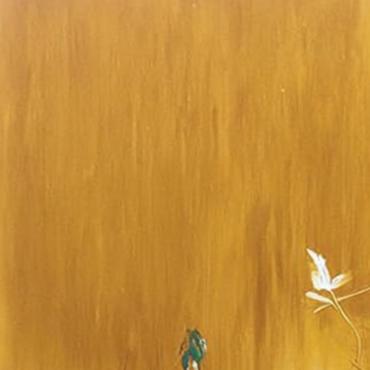 OCHRE SANCTUARY: Wabi-Sabi Abstract Painting with Earthy Tones