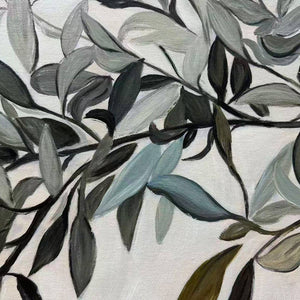 OLIVE BRANCH PANORAMIC: Botanical Painting, Panoramic Wall Art
