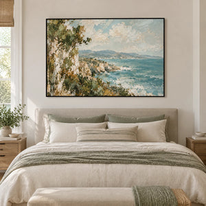 COASTAL CANOPY — Bedroom, black frame