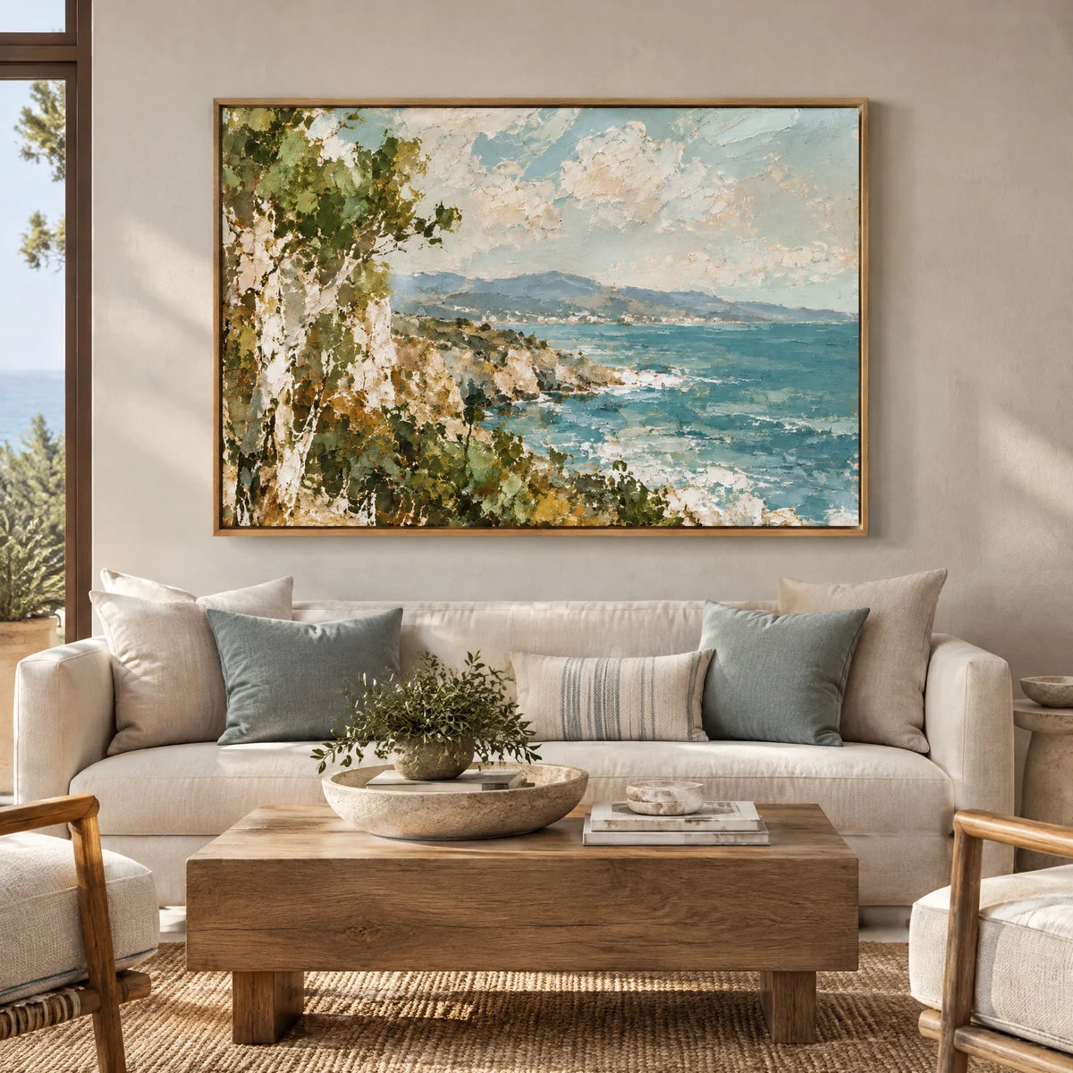 COASTAL CANOPY — Hotel, natural wood frame