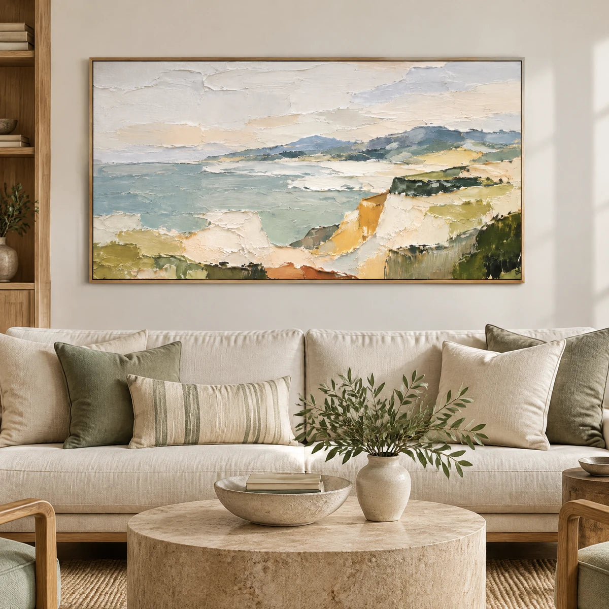 QUIET HEADLAND — Hotel, natural wood frame
