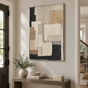 QUIET ASSEMBLY — Hallway, silver frame