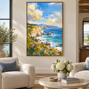 COASTAL DAYBREAK — Hotel, natural wood frame