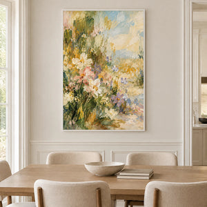 GARDEN PASSAGE — Dining room, white frame