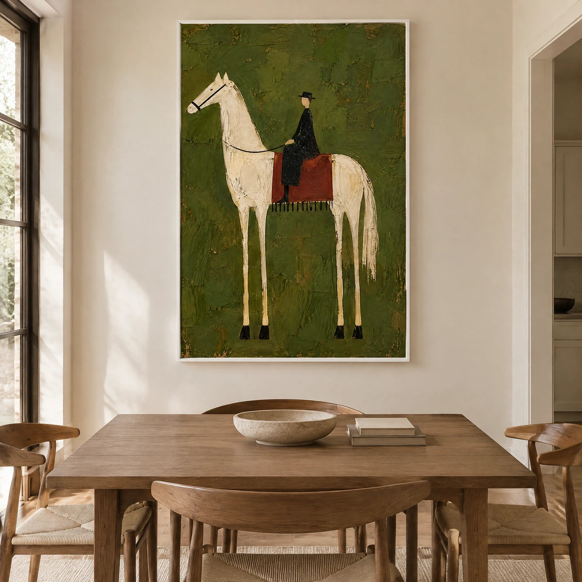 OLIVE RIDER — Dining room, white frame