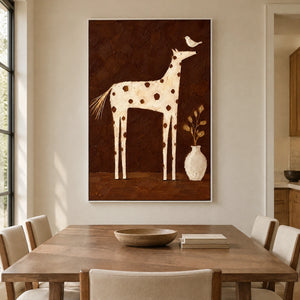SPOTTED COMPANION — Dining room, white frame