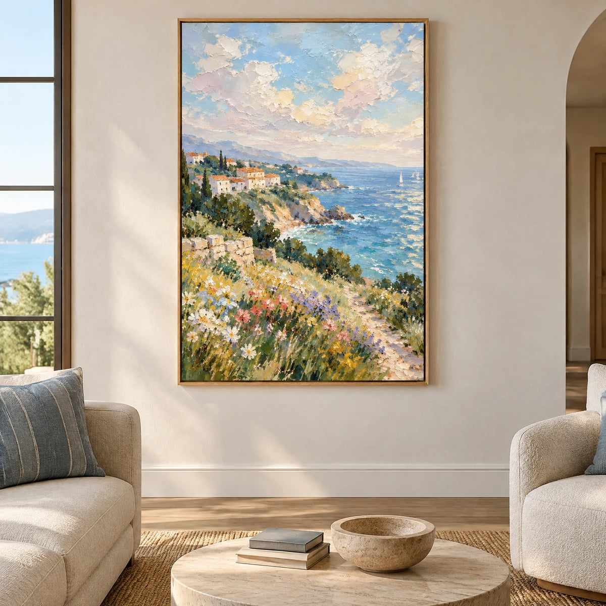 SEASIDE MEADOW — Hotel, natural wood frame