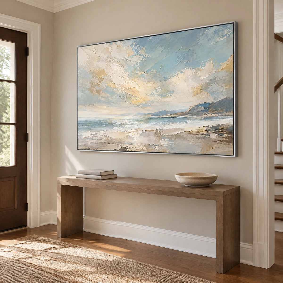 SHORELINE HUSH — Hallway, silver frame