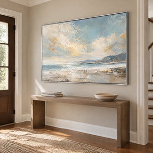 SHORELINE HUSH — Hallway, silver frame