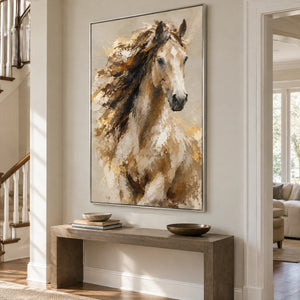 WILD MANE — Hallway, silver frame