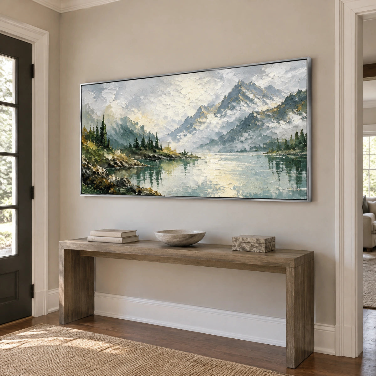 ALPINE STILLWATER — Hallway, silver frame