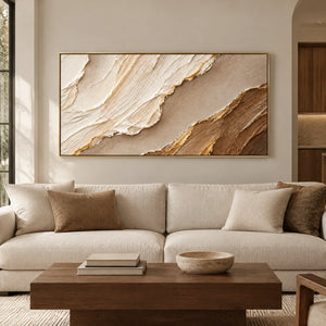 IVORY STRATA — Living room, gold frame