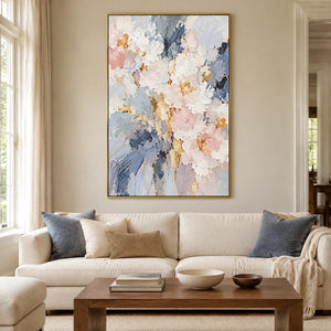 PETAL REVERIE — Living room, gold frame