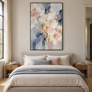 PETAL REVERIE — Bedroom, black frame