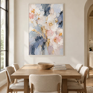 PETAL REVERIE — Dining room, white frame
