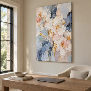 PETAL REVERIE — Office, frameless stretched canvas