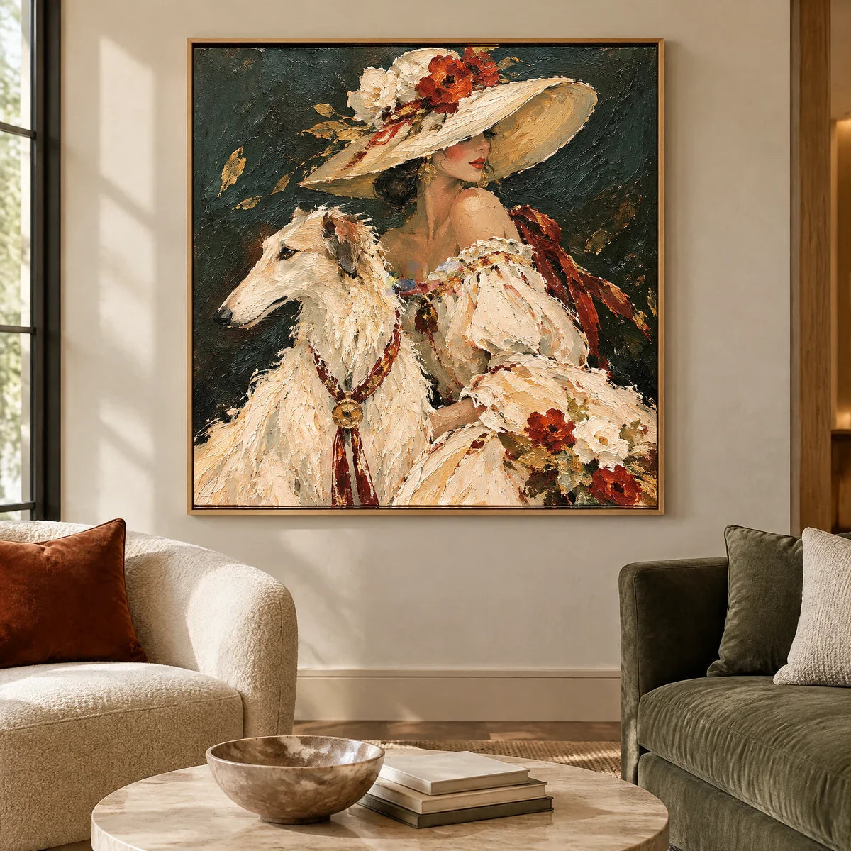 VELVET COMPANION — Hotel, natural wood frame