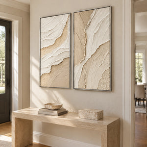SOFT CONTOURS — Hallway, silver frame