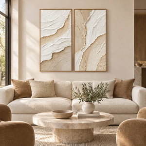 SOFT CONTOURS — Hotel, natural wood frame
