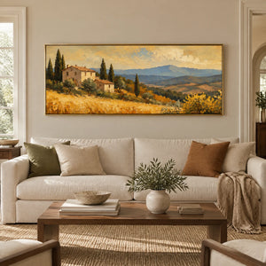 HARVEST RESIDENCE — Living room, gold frame