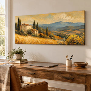 HARVEST RESIDENCE — Office, frameless stretched canvas