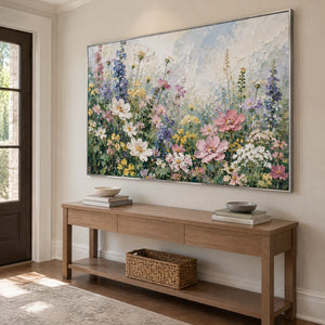 MEADOW CHORUS — Hallway, silver frame