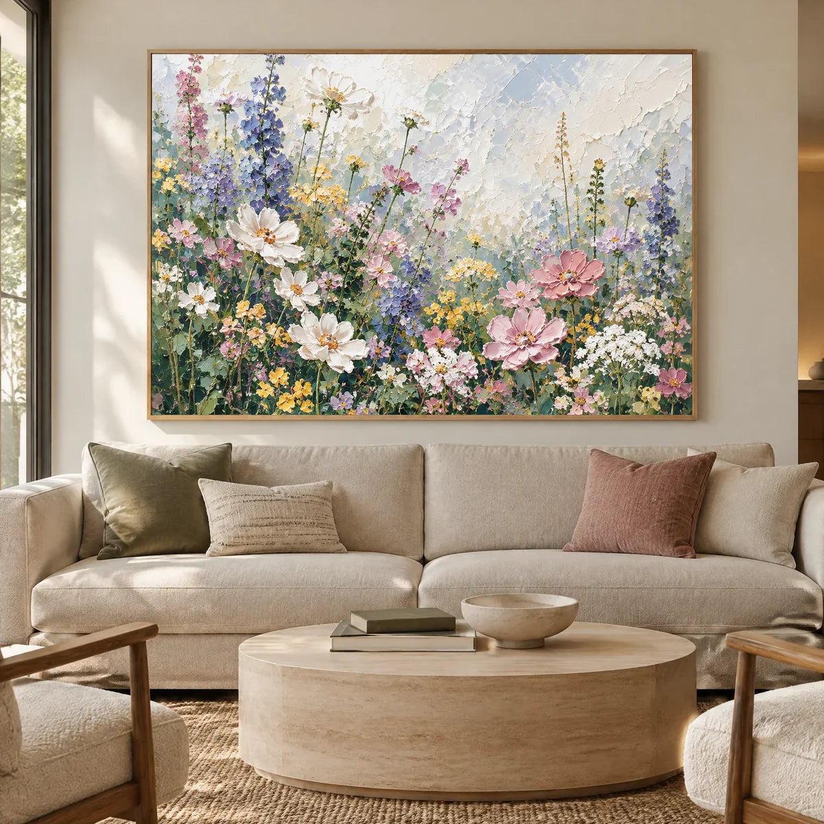 MEADOW CHORUS — Hotel, natural wood frame