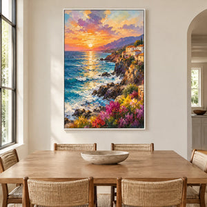 HARBOR EMBER — Dining room, white frame