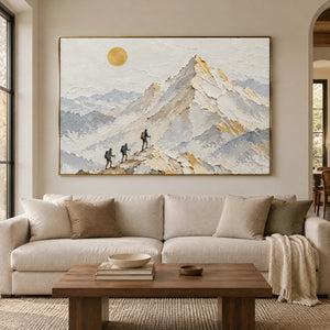 SUMMIT JOURNEY — Living room, gold frame