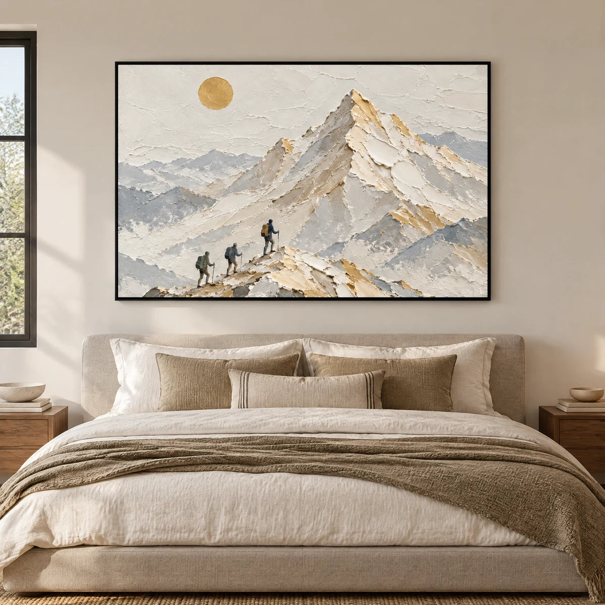 SUMMIT JOURNEY — Bedroom, black frame