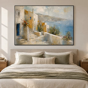HARBORSIDE PASSAGE — Bedroom, black frame