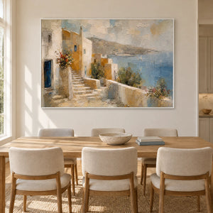 HARBORSIDE PASSAGE — Dining room, white frame