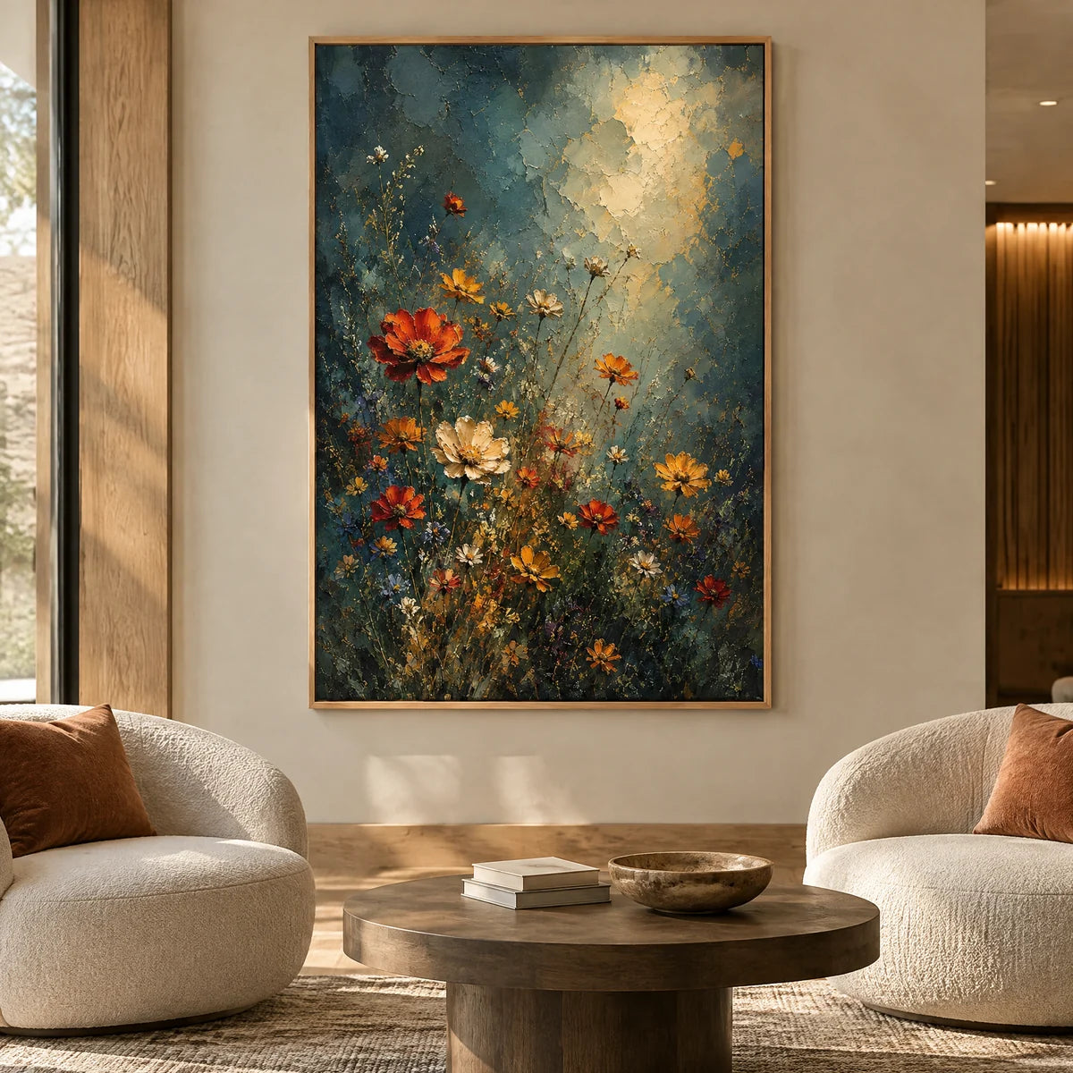 DUSK GARDEN — Hotel, natural wood frame