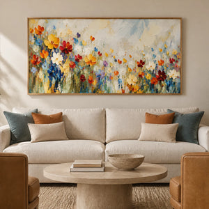 BLOOMING SPECTRUM — Hotel, natural wood frame