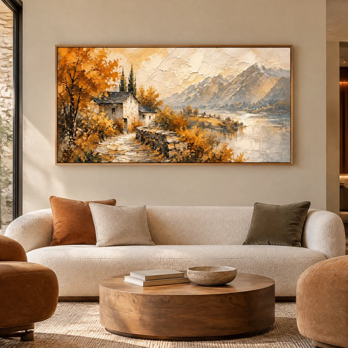 AUTUMN SANCTUARY — Hotel, natural wood frame