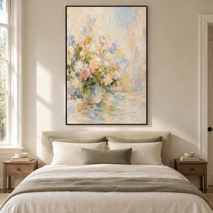 MORNING BOUQUET — Bedroom, black frame