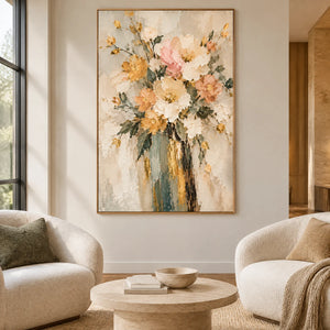 IVORY ARRANGEMENT — Hotel, natural wood frame