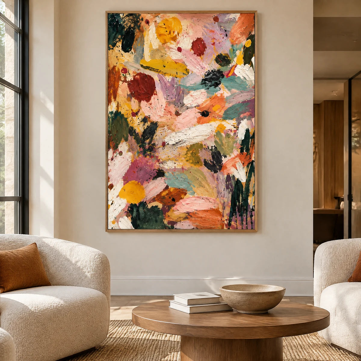 CHROMATIC RELEASE — Hotel, natural wood frame