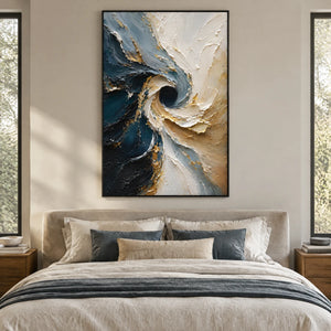 TURNING TIDE — Bedroom, black frame