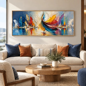 COLOR IN REFLECTION — Hotel, natural wood frame