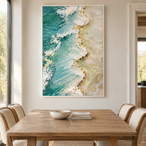 SHORELINE RHYTHM — Dining room, white frame