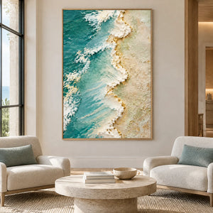 SHORELINE RHYTHM — Hotel, natural wood frame