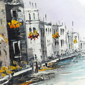 Ready to Ship ｜PARISIAN AUTUMN STROLL: Romantic Cityscape Oil Painting