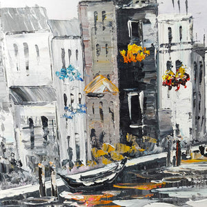 Ready to Ship ｜PARISIAN AUTUMN STROLL: Romantic Cityscape Oil Painting