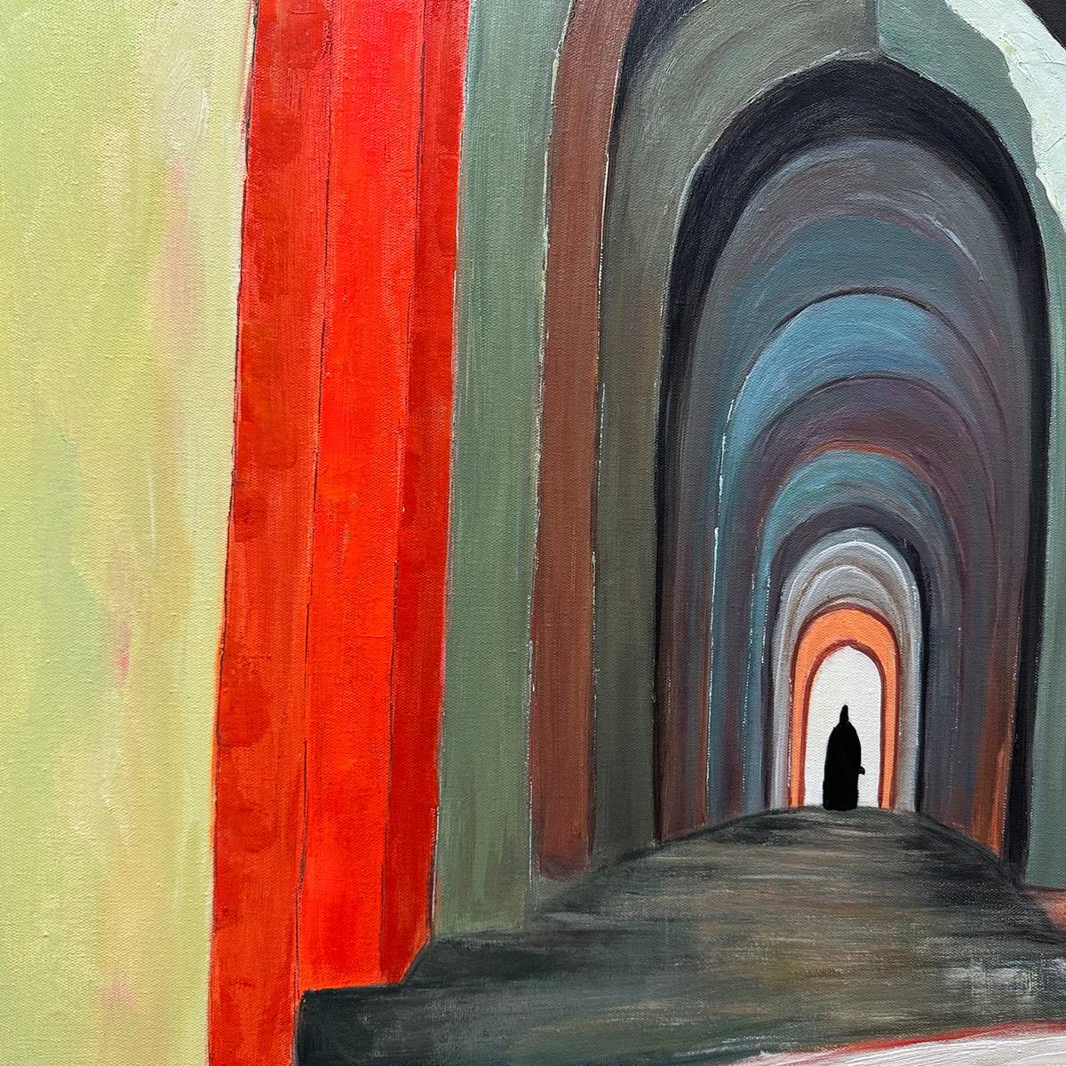 PASSAGE: Architectural Oil Painting with Warm Tones