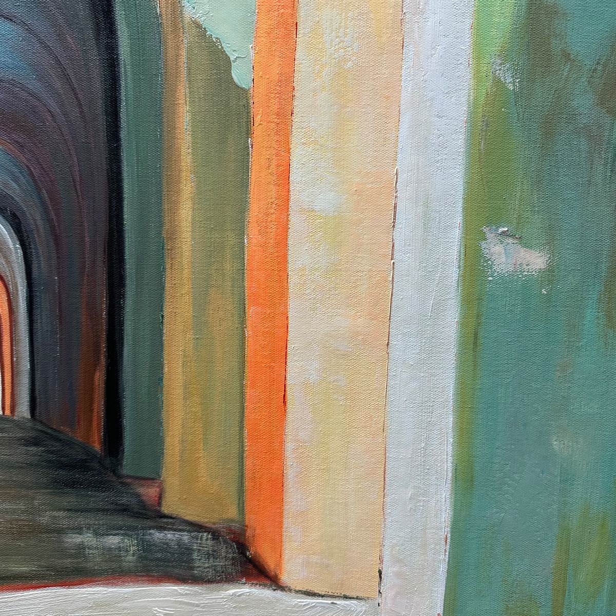PASSAGE: Architectural Oil Painting with Warm Tones