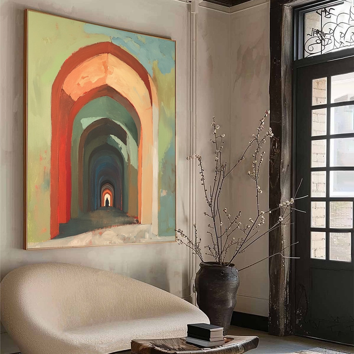 PASSAGE: Architectural Oil Painting with Warm Tones