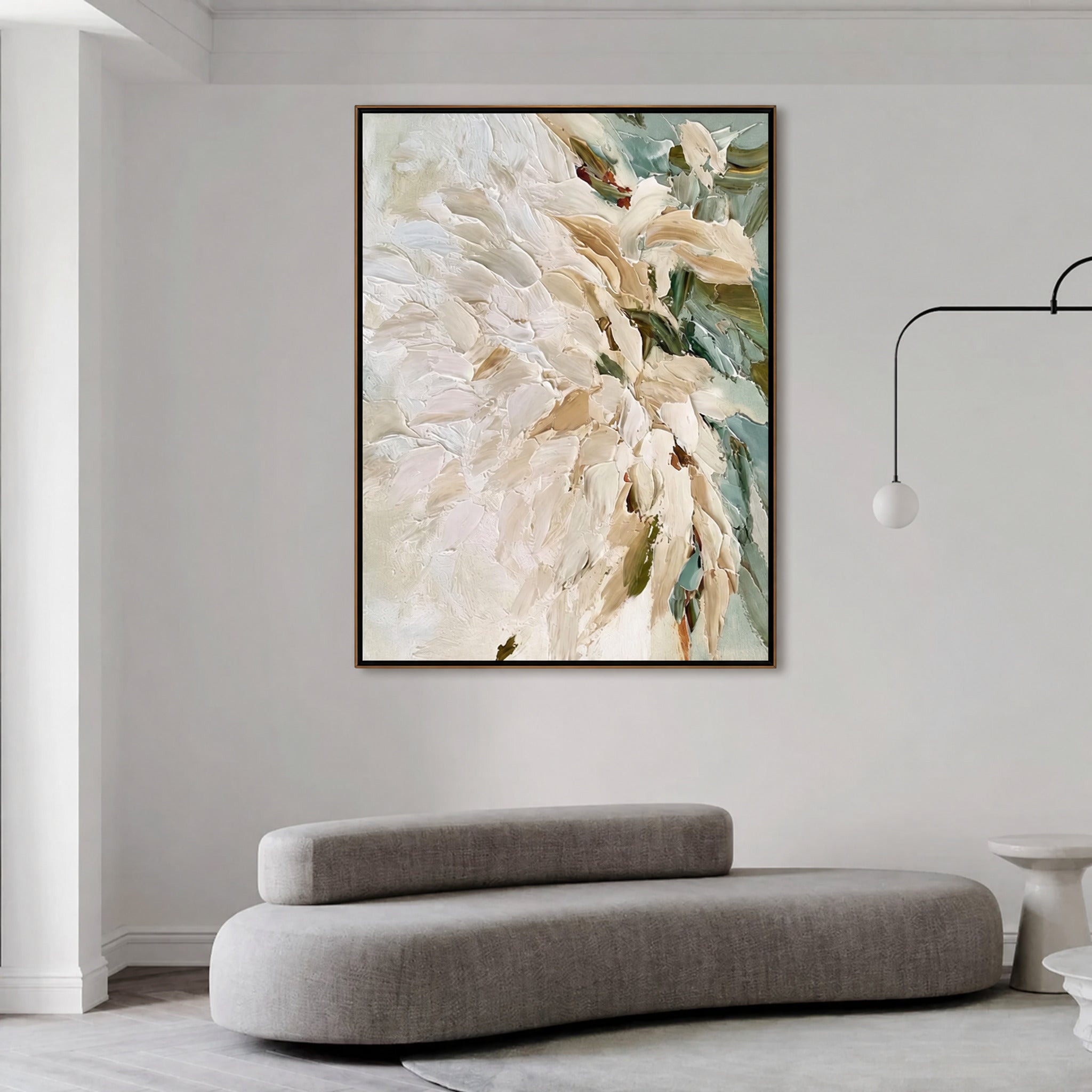 PETALS OF DAWN: Textured Impressionist Floral Oil Painting